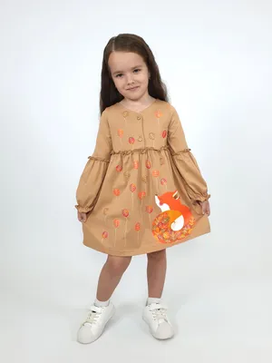 Платье дев., 9-105-1.