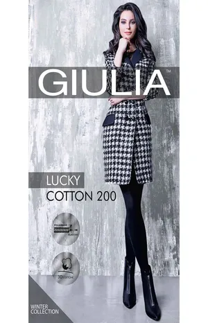 Колготки жен. класс., Lucky Cotton 200